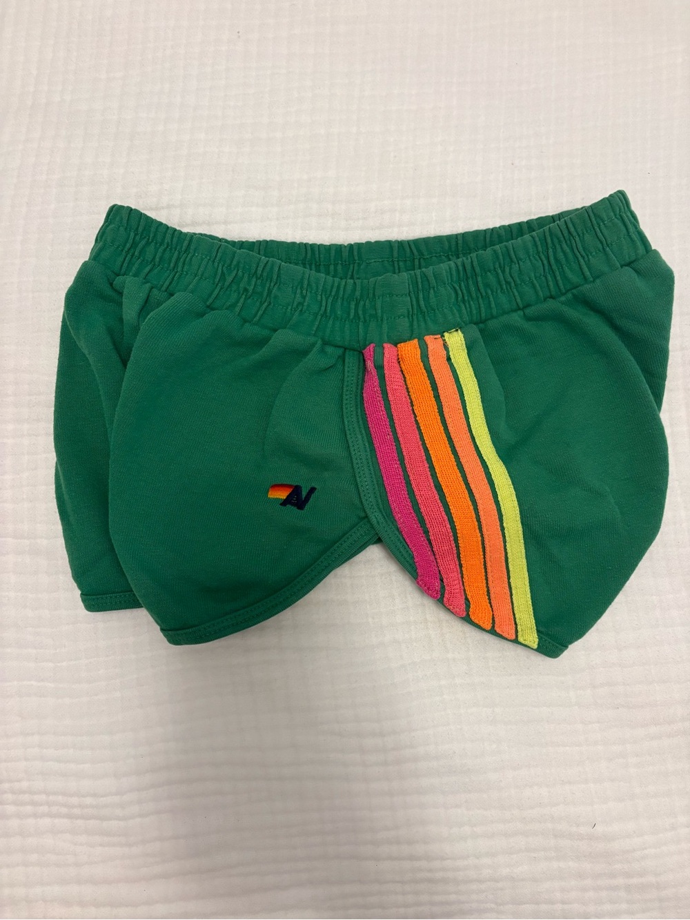 Aviator Nation Green Women’s 5-stripe shorts - Picture 5 of 10